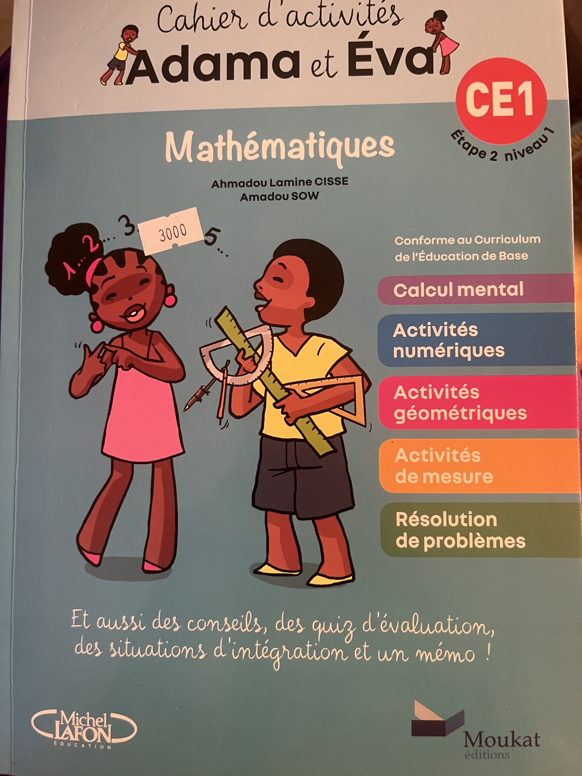 MATHÉMATIQUE CE1 - Adama et Eva