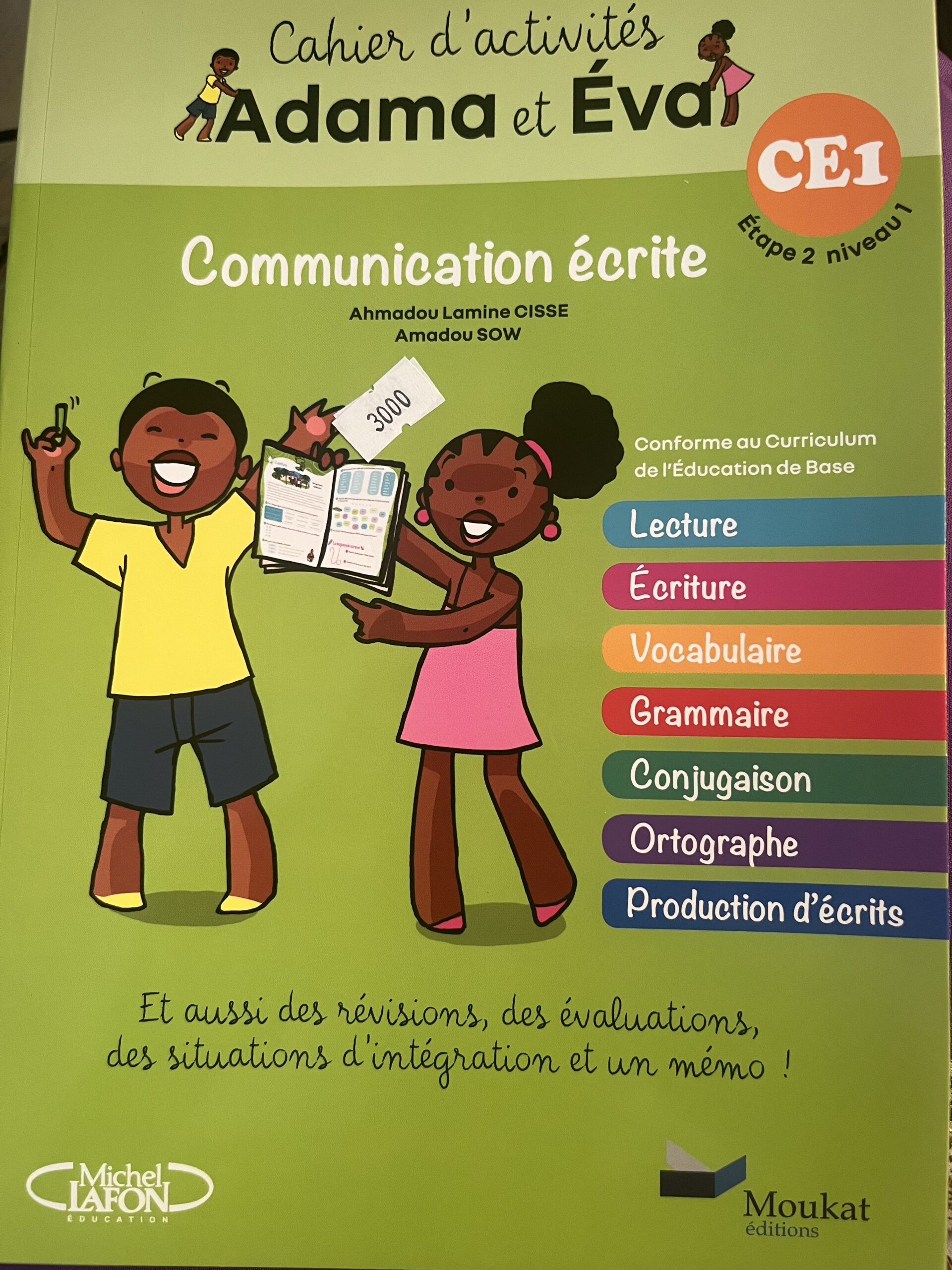 COMMUNICATION ÉCRITE CE1 - Adama et Eva
