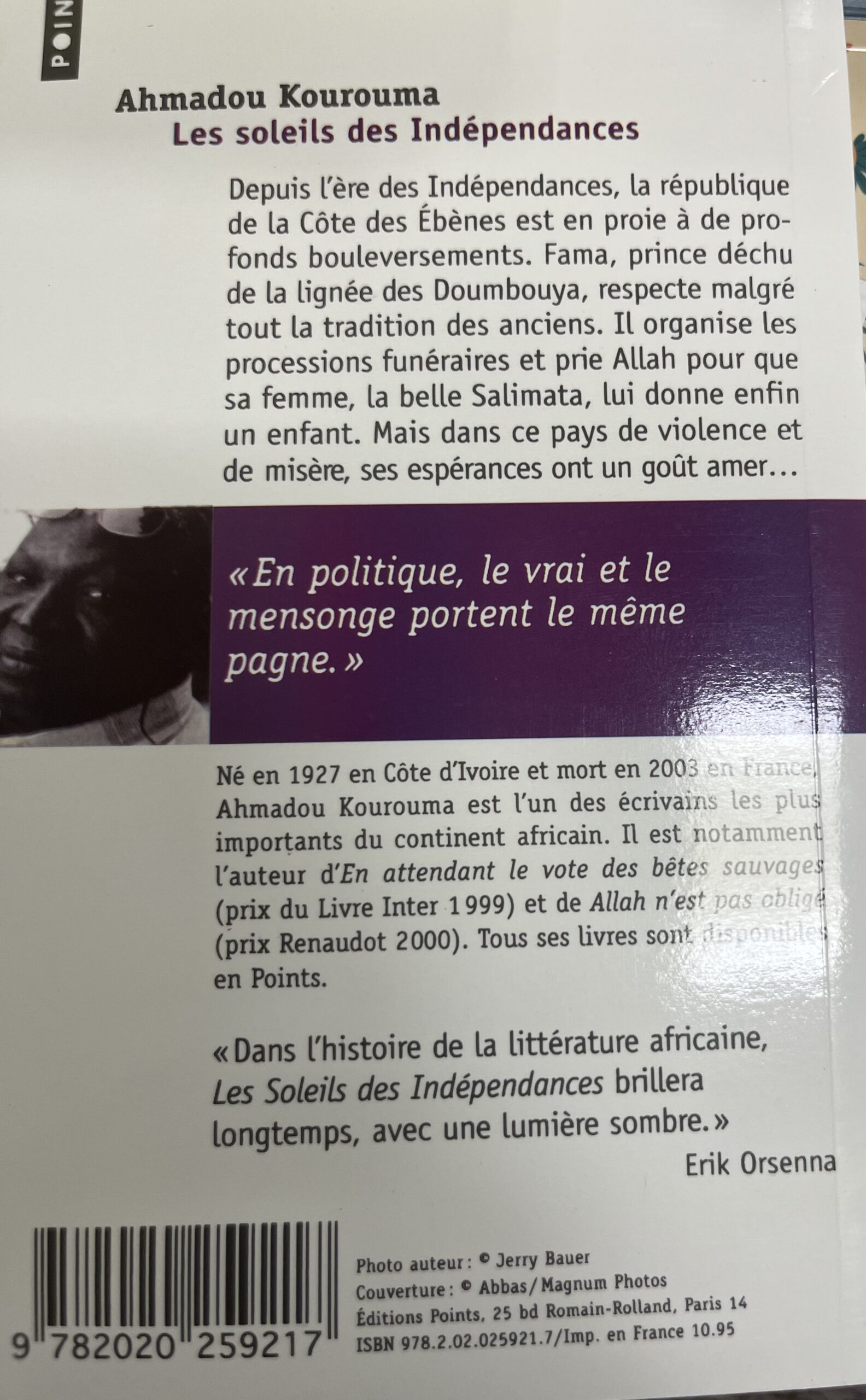 LES SOLEILS DES INDÉPENDANCES