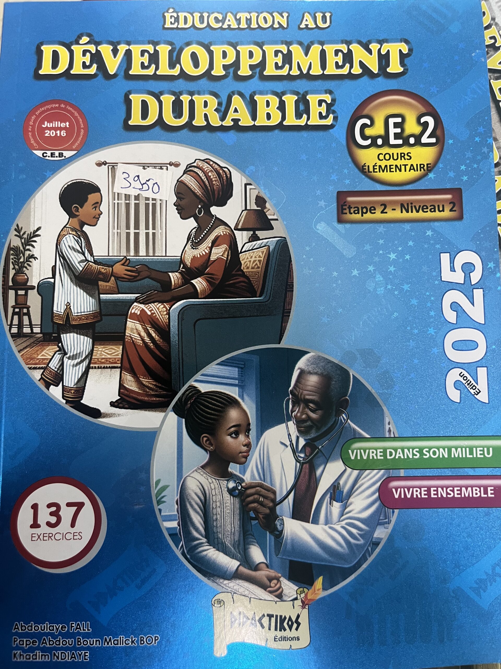 Education au DÉVELOPPEMENT DURABLE CE2 - 2025