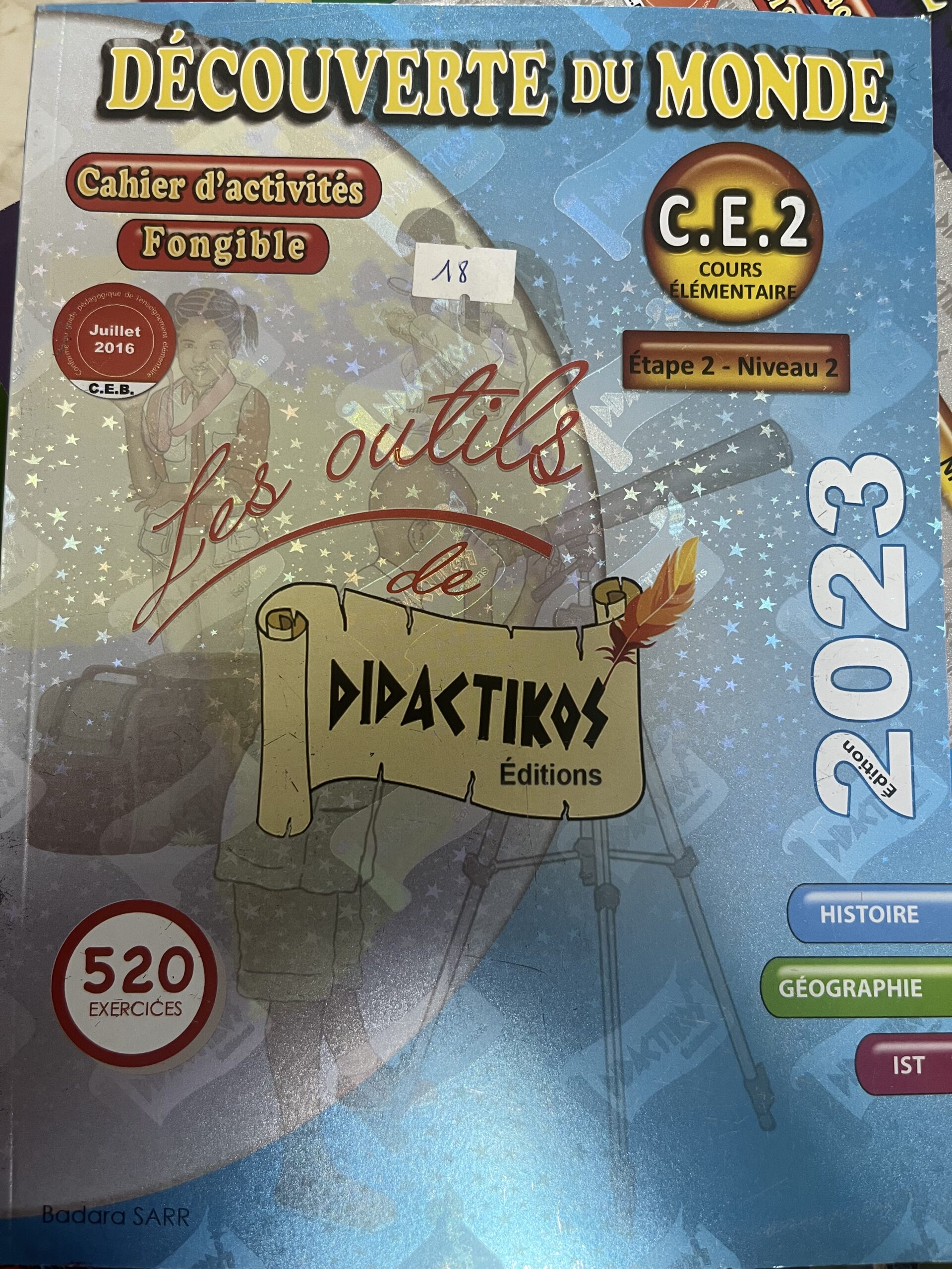 DÉCOUVERTE DU MONDE CE2 - 2023