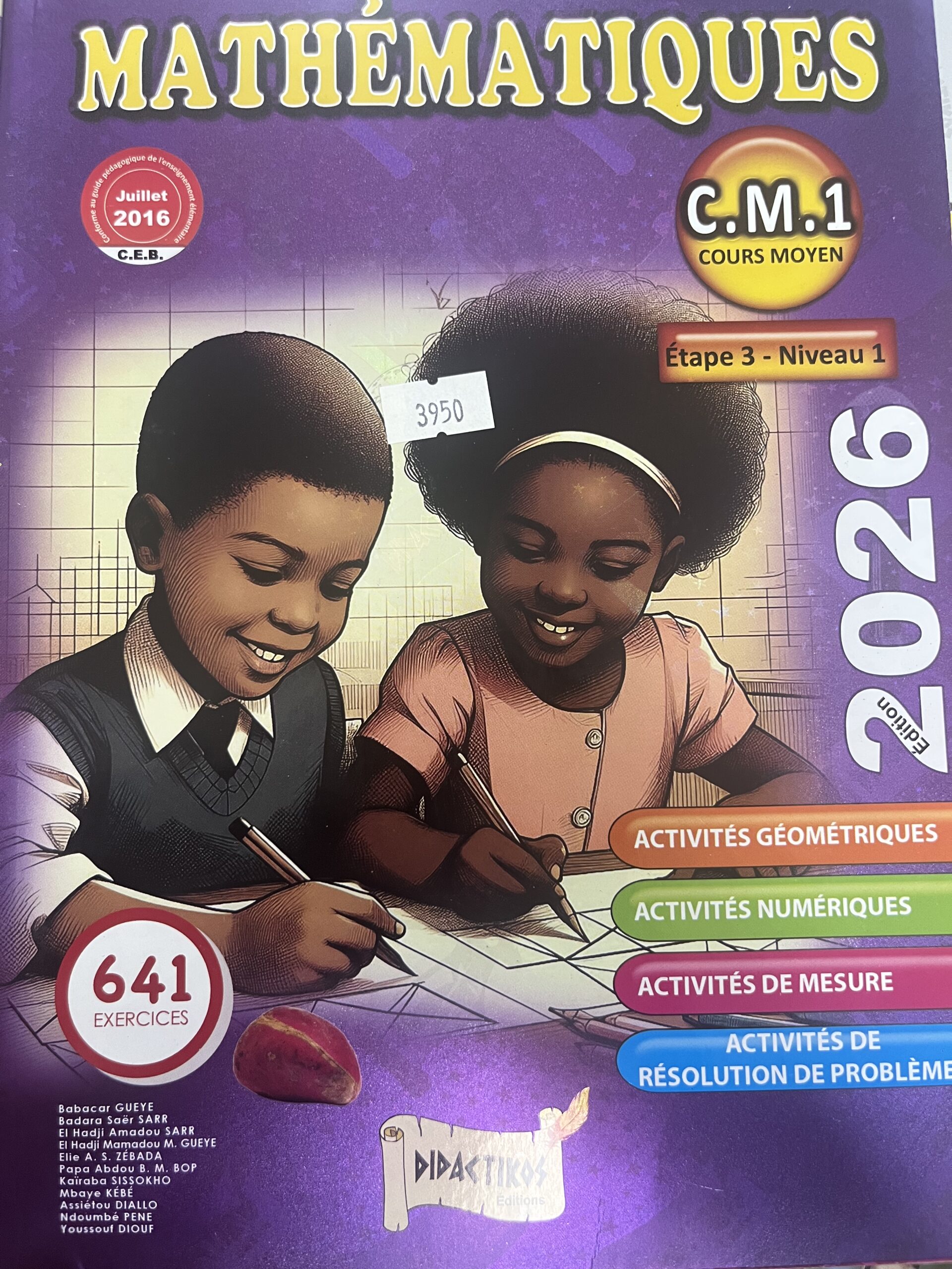 MATHÉMATIQUE CM1 - 2026