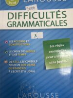 LAROUSSE DIFFICULTÉS GRAMMATICALES