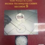 FICHES TECHNIQUES CHIMI Seconde S