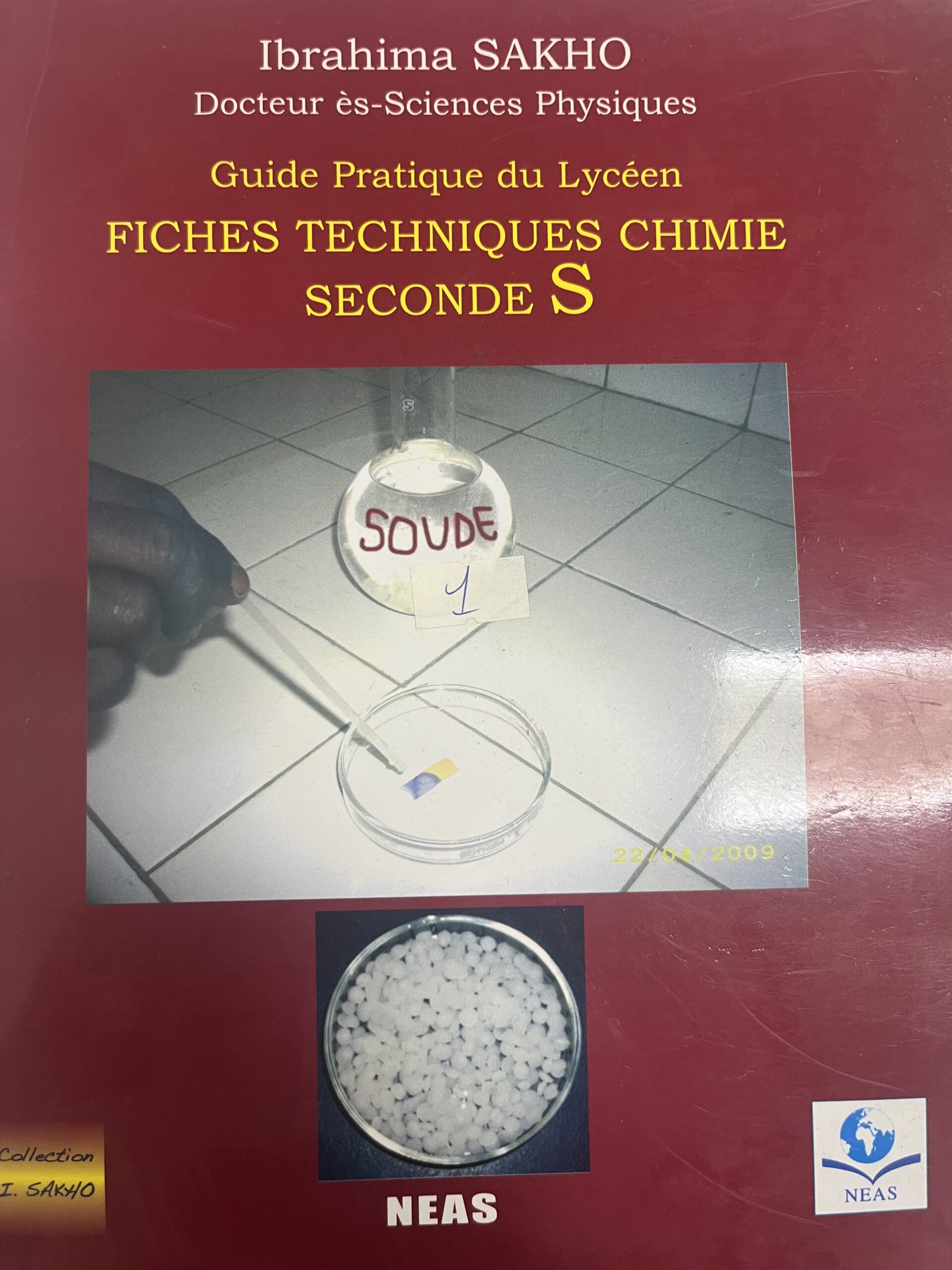FICHES TECHNIQUES CHIMI Seconde S