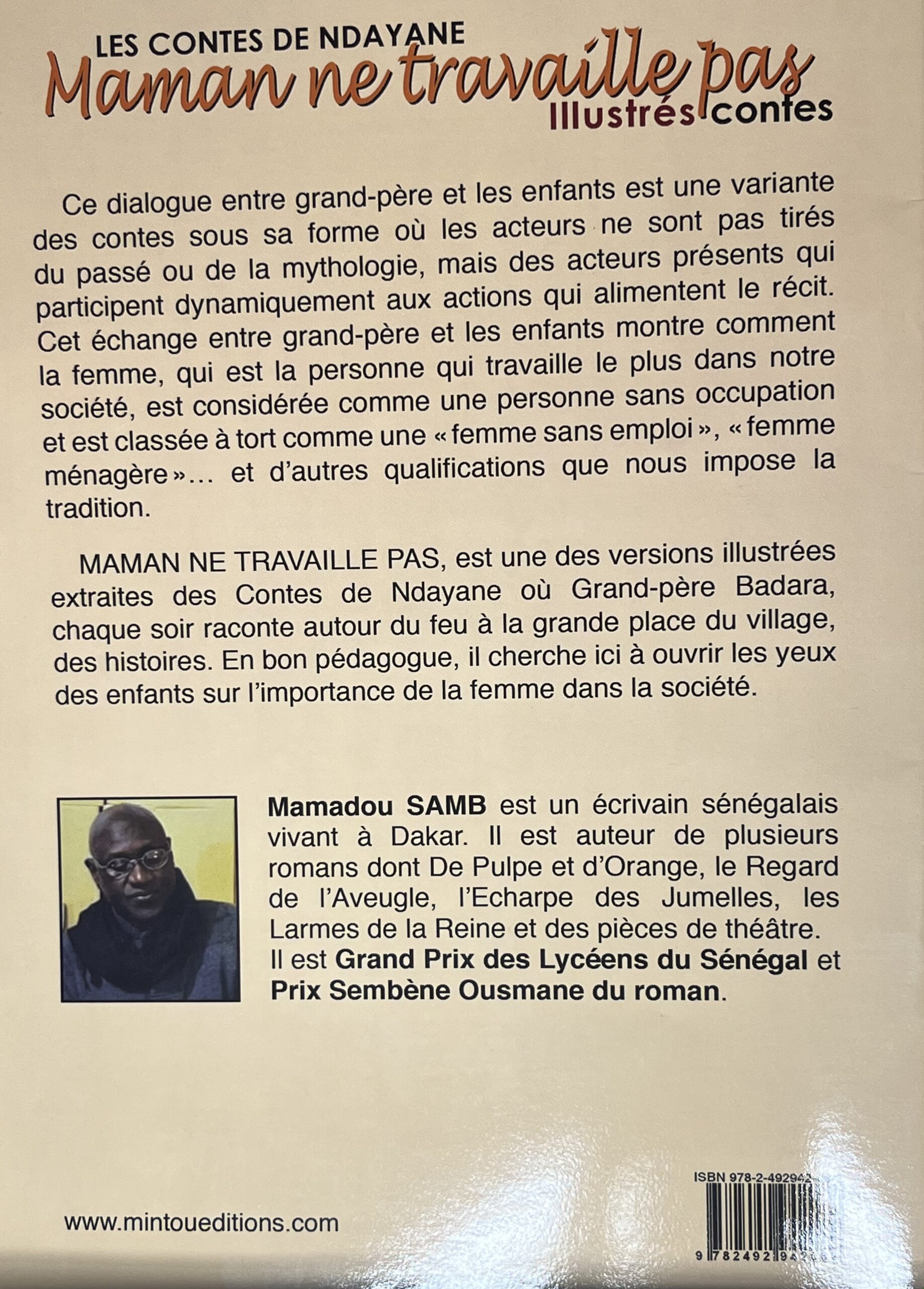 MAMAN NE TRAVAIL PAS - les contes de Ndayane