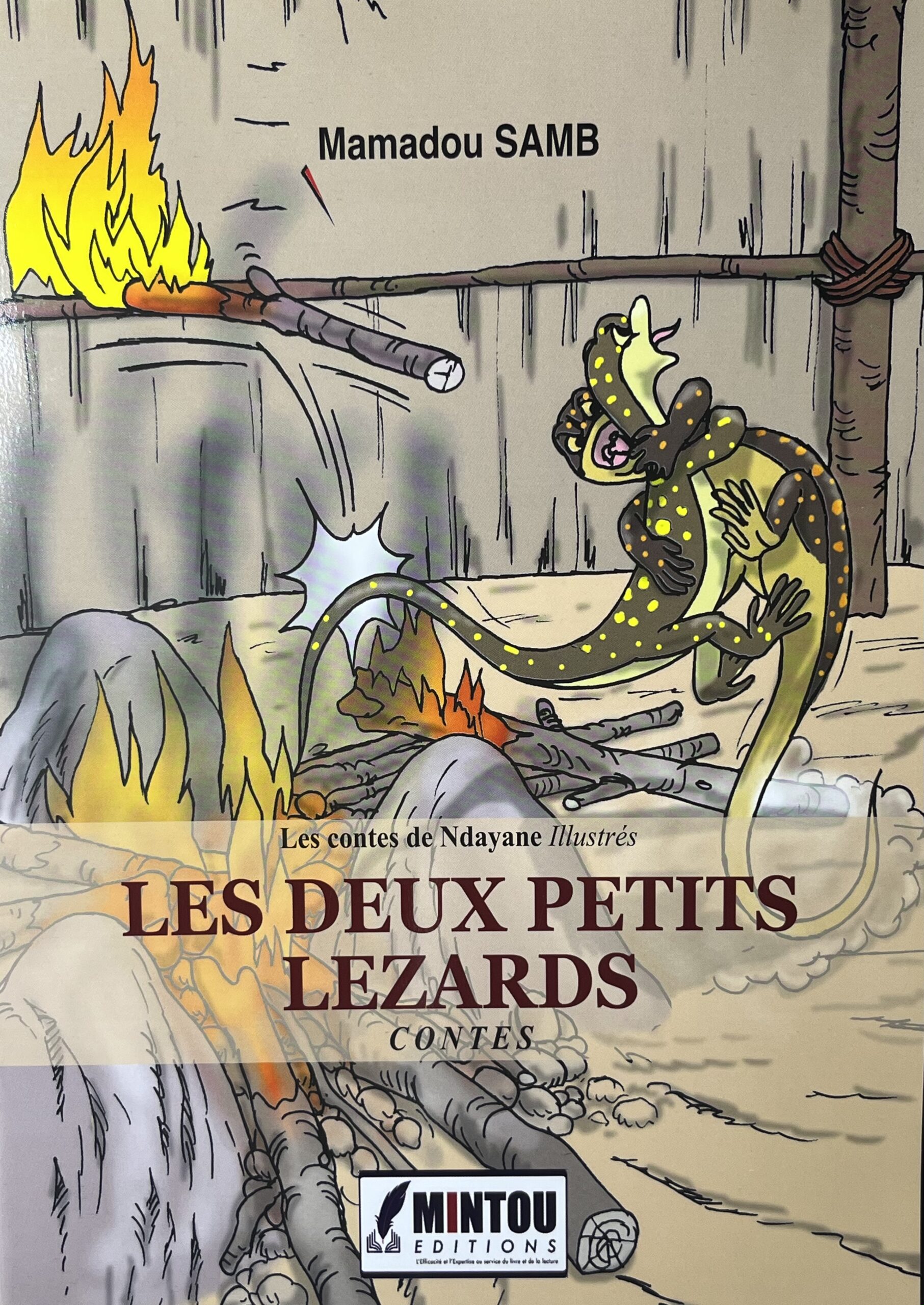 LES DEUX PETITS LEZARDS - les contes de Ndayane
