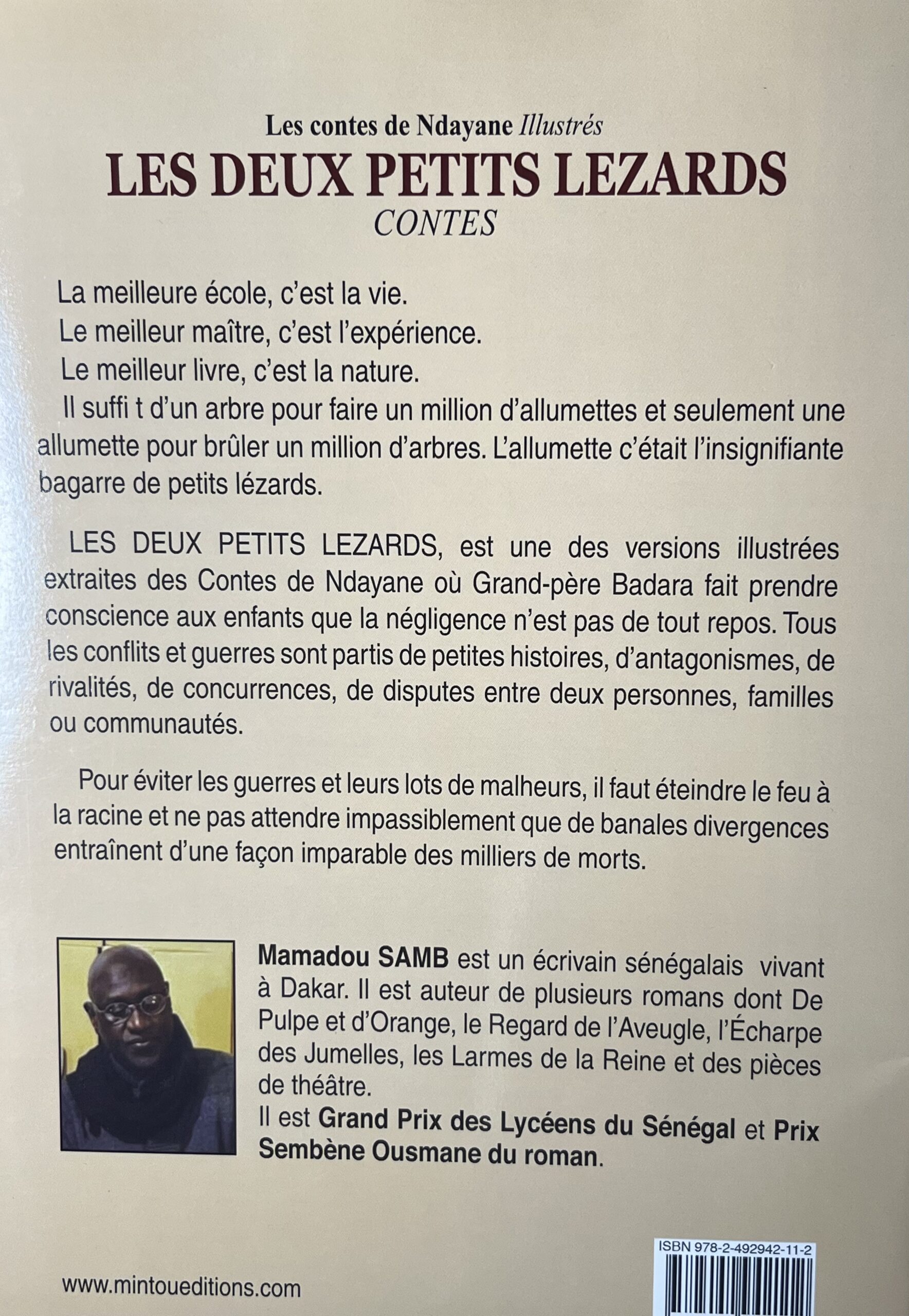 LES DEUX PETITS LEZARDS - les contes de Ndayane