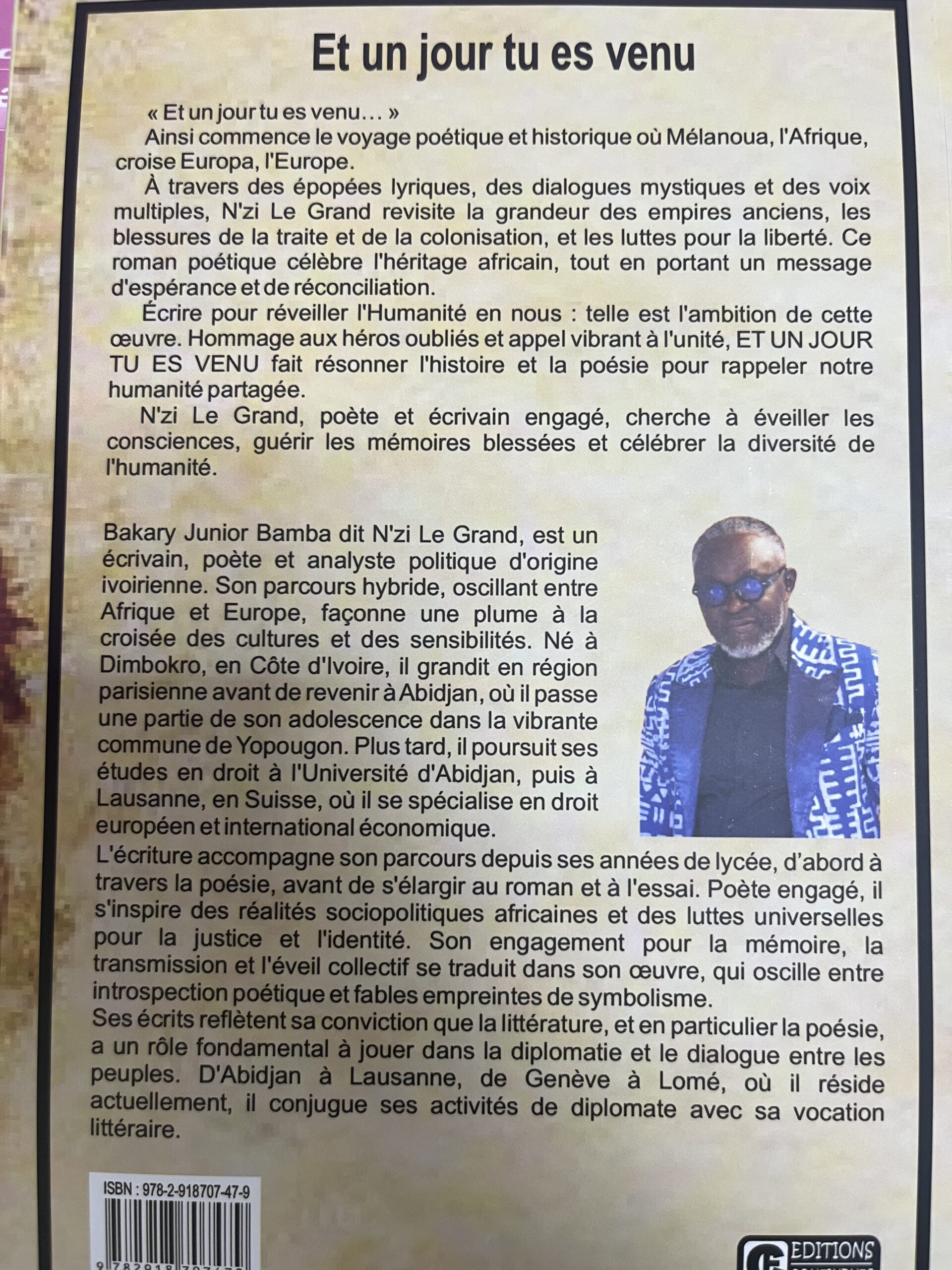 ET UN JOUR TU ES VENU